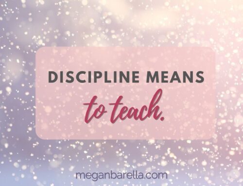 Discipline means to teach ✨